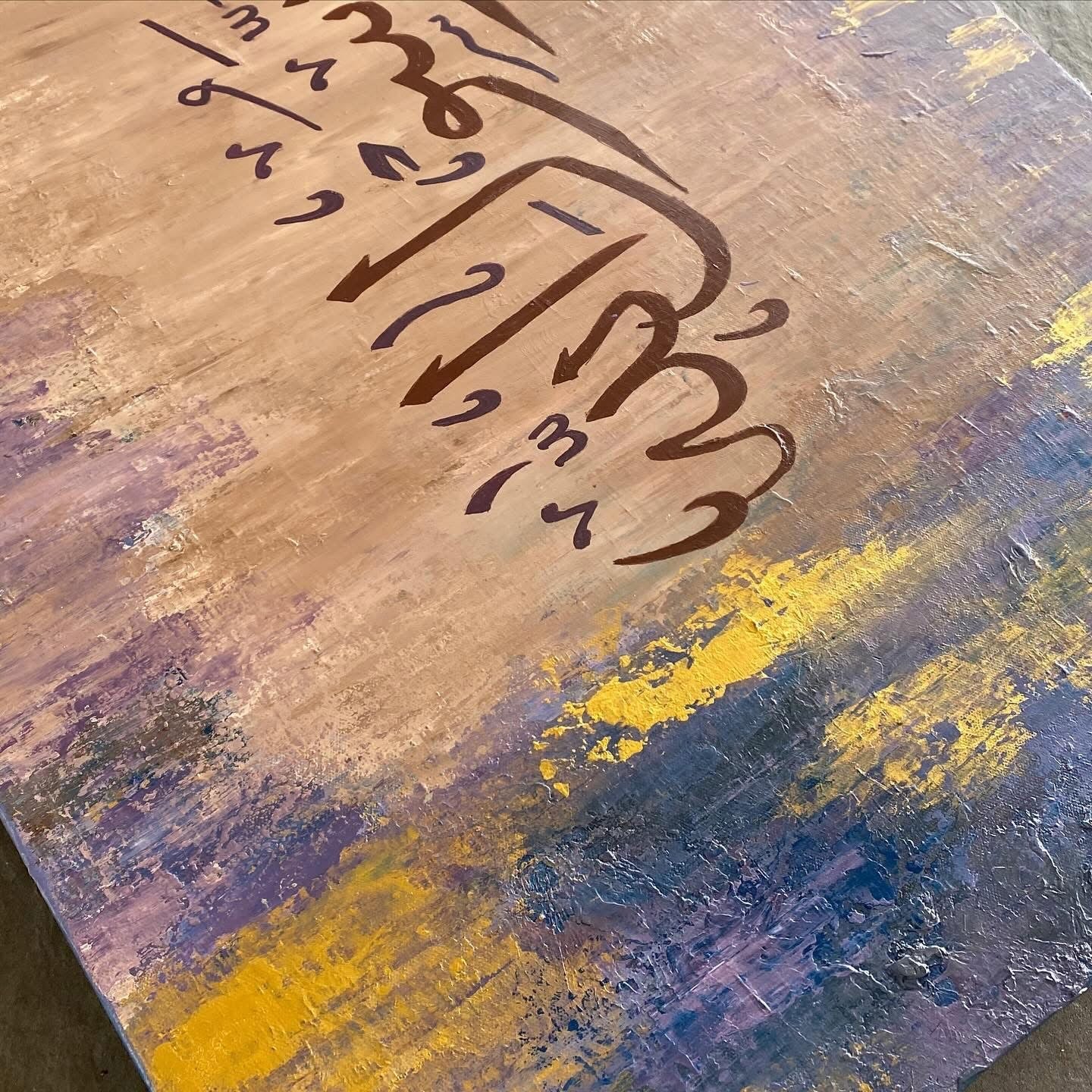 Kalima Islamic Wall art painting on canvas | Islamic Wall art Australia