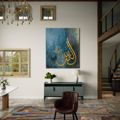 Alhamdhu lillahi rabbil aalameen || Islamic Wall art painting on canvas | Islamic Wall art Australia